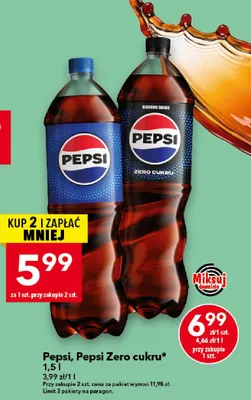 Napój gazowany Pepsi promocja w LEWIATAN