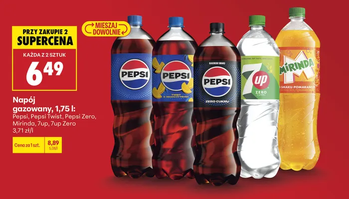 Napój gazowany Pepsi promocja w Biedronka
