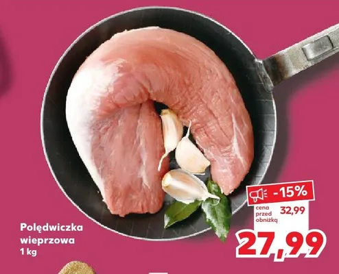 Polędwiczka wieprzowa promocja w Kaufland