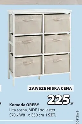 Komoda Oreby promocja w Jysk