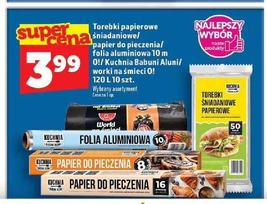 Worki na śmieci O! 120l promocja w TOPAZ