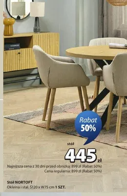 Stół NORTOFT promocja w Jysk