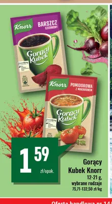 Zupa instant Barszcz Czerwony Knorr Gorący Kubek promocja w Premium Nasz Sklep