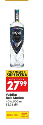 Wódka Bols Marine 40% promocja w Biedronka