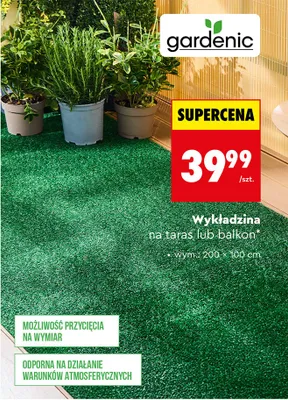 Wykładzina na taras lub balkon promocja w Biedronka