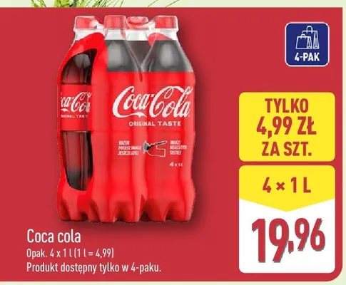 Napój Coca-cola promocja w Aldi