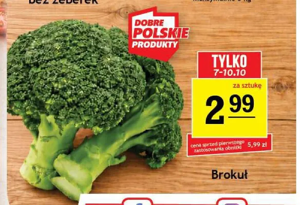 Brokuł promocja w Gram Market