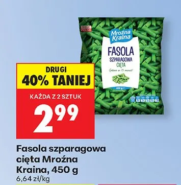 Fasola szparagowa cięta promocja w Biedronka