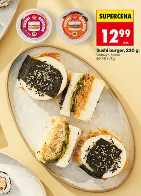 Sushi burger z tuńczykiem Marinero promocja w Biedronka
