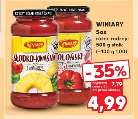 Sos Boloński z pomidorami Winiary promocja w Kaufland
