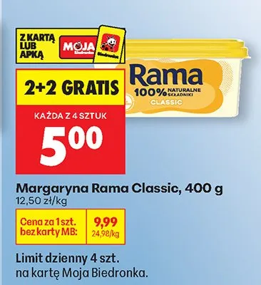 Margaryna Classic promocja w Biedronka