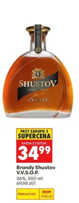 Brandy Shustov V.V.S.O.P. promocja w Biedronka