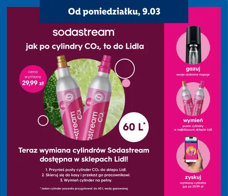 Cylinder CO₂ promocja w Lidl