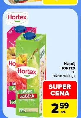Napój Hortex promocja w Carrefour Market