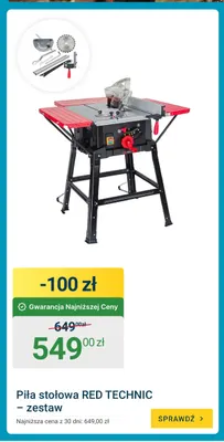 Piła stołowa Red Technic - zestaw promocja w ERLI