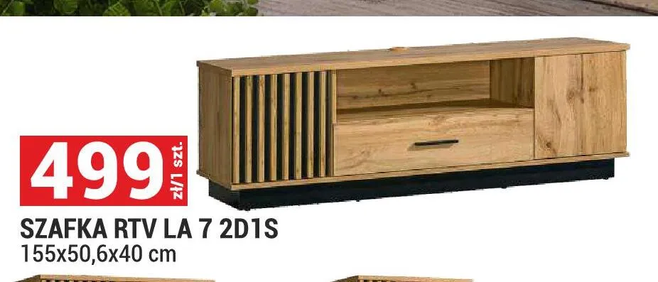 Szafka RTV Lamelo LA 7 2D1S promocja w Merkury Market