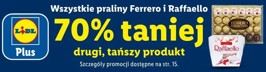 Praliny Ferrero i Raffaello Lidl promocja w Lidl