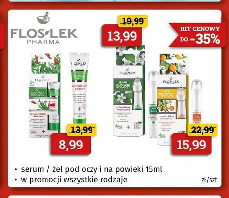 Żel pod oczy i na powieki Flos-Lek Pharma promocja w Drogeria Kosmyk