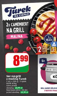 Ser na grill z maliną Turek Na Ciepło 2-pak promocja w Dino