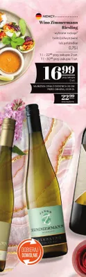 Wino Riesling wybrane rodzaje białe/półwytrawne lub półsłodkie promocja w POLOmarket