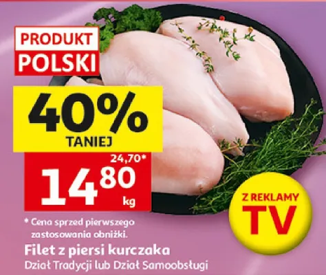Filet z piersi kurczaka promocja w Auchan