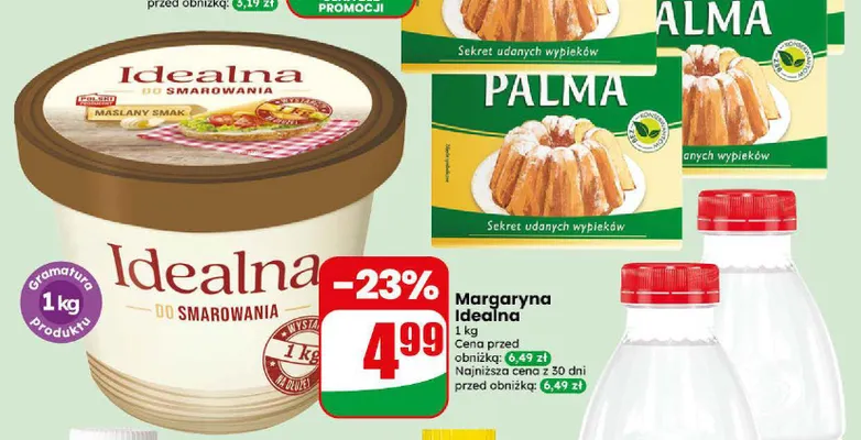 Margaryna Idealna do smarowania promocja w Dino