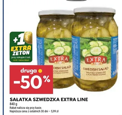 Sałatka obiadowa Extra Line promocja w Stokrotka