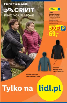 Kurtka hybrydowa męska Crivit promocja w Lidl