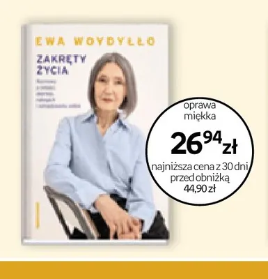 Książka Zakręty życia Ewa Woydyłło promocja w Empik