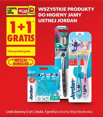 Szczoteczka do zębów Jordan Ultralite Medium promocja w Biedronka