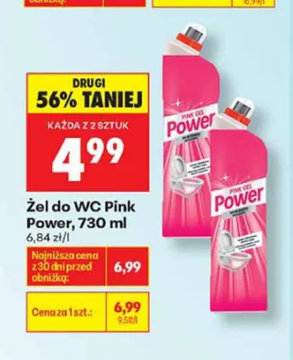 Żel do WC Pink Power promocja w Biedronka