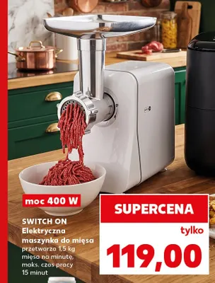 Elektryczna maszynka do mięsa Switch On promocja w Kaufland