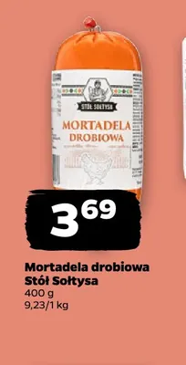 Mortadela drobiowa Stół Sołtysa promocja w Netto