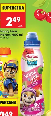 Napój Leon Hortex promocja w Biedronka
