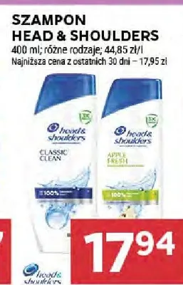 Szampon Head & Shoulders Classic Clean promocja w Stokrotka