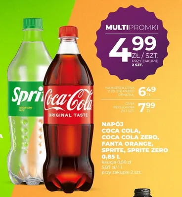 Napój Sprite promocja w Duży Ben