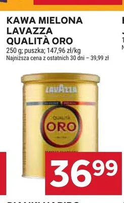 Kawa mielona Lavazza Qualità Oro promocja w Stokrotka