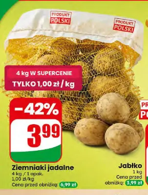 Ziemniaki jadalne polskie promocja w Dino