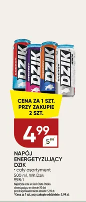 Napój energetyzujący Dzik Energy promocja w Chata Polska