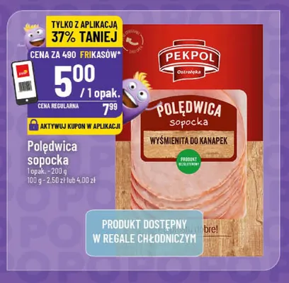 Polędwica sopocka Pekpol promocja w POLOmarket
