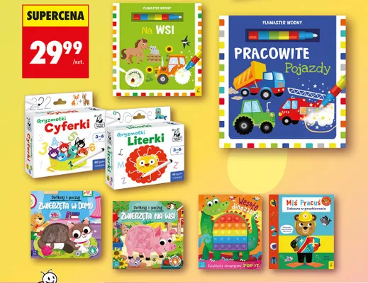 Książki dla dzieci różne rodzaje promocja w Biedronka