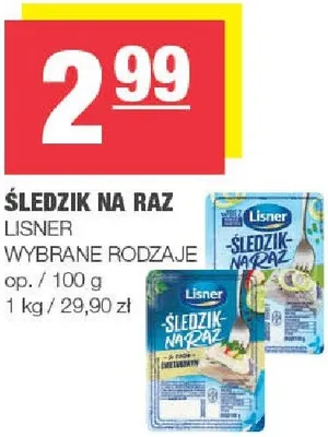 Śledź na raz wybrane rodzaje promocja w SPAR