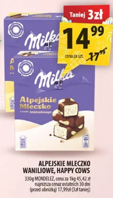 Alpejskie mleczko waflowe, Happy Cows promocja w Arhelan