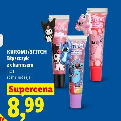 Błyszczyk z charmsem Stitch promocja w Lidl