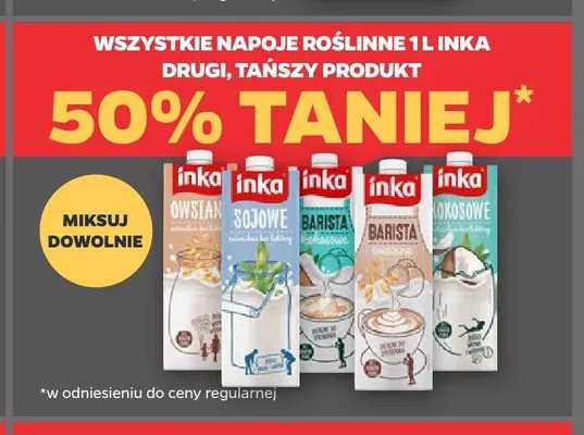 Napój roślinny sojowy Inka promocja w Netto