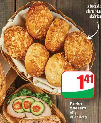 Bułka z serem promocja w Dino