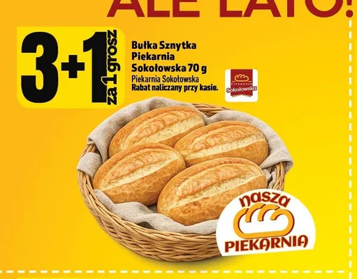 Bułka Sznytka Piekarnia Sokołowska promocja w TOPAZ
