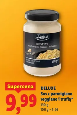Sos z parmigiano reggiano i trufla promocja w Lidl