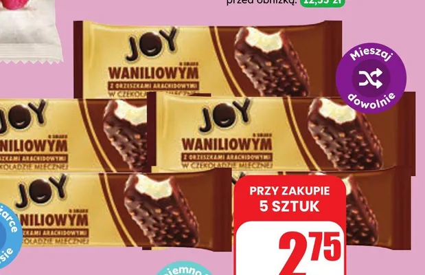 Lody na patyku Joy promocja w Dino