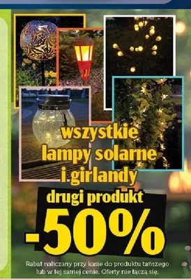 Lampy solarne i girlandy promocja w TOPAZ